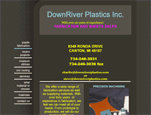 Tablet Screenshot of downriverplastics.com